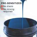 Ecotex Tex-Blue Screen Printing Emulsion (Quart - 32oz.) Pre-Sensitized Photo Emulsion for Silk Screens and Fabric - For Screen Printing Plastisol Inks, Pure Photopolymer Screen Printing Supplies
