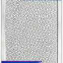 Microwave Filter Replacement 5.78" x 12.91" Fits W10208631A Whirlpool Microwave Filter - Aluminum Mesh Screen Grease Filters - Freshens and Filters Kitchen Air in Over the Range Oven Vent Fan (1-Pack)