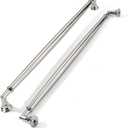 khtumeware 10 Pack 10 Inch(256mm) Polished Nickel Cabinet Pulls Heavy Duty Soild Cabinet Handles Kitchen Cabinet Hardware for Cupboard Drawer Handles