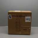 4 Tier Rotating Bookshelf Tower, Spinning Bookshelf, Revolving 360 Bookcase Storage Round Carousel, Vertical Rotate Turning Spiral Corner Organizer Lazy Susan, White