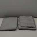 Amazon Basics Lightweight Super Soft Comfortable Brushed Microfiber 4 Piece Bed Sheet Set with 14-Inch Deep Pockets, Queen, Dark Gray, Solid