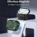 ESR for AirPods Pro 2nd Generation Case, Compatible with Airpods Pro Case 2nd/1st Gen (2023/2022/2019), Compatible with MagSafe, Powerful Drop Protection, Magnetic Lid, Green