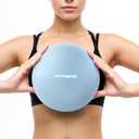 Pilates Ball - 10 Inch Core Ball for Yoga, Stability, Fitness, Ab & Core Workout, Physical Therapy (Blue)