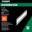 Metabo HPT Framing Nails | 3-in x 0.131-in | 30 Degree | Clipped Head | Bright | Smooth | Collated | 2500-Per Box | 15109HPT, No Size