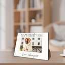 vuxhg Best Friends Wooden Picture Frame Holds 4x6 Inch Photos - You Are The Sister I Got To Choose Love Always - Home Office Display Photo Frame for Sisters Women - Long Distance Friendship Gifts-A06