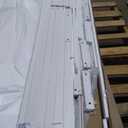 Merax Queen Loft Bed Frame with Desk and Wardrobe, Headboard with Storage & Charging Station, Wood Loft Bunk Bed with Solid Slats & Guardrail, No Box Spring Needed, Space-Saving, Noise Free, White