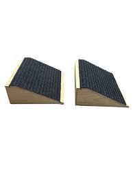 Dog Ramps for Stairs, Wooden Pet Ramp Stairs for Small Medium Large Dogs, Non-Slip Dog Pet Steps for Any Staircase, Stair Ramp for Injured Dogs with Anti-Slip Strip, 2 Pack
