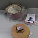 CAROTE 6pcs Nonstick Sauce Pan Sets with Lid 3 Sizes1.5QT, 2QT & 3QT, Non Stick Cooking Pot with Detachable Handle, Kitchen Sauce Pots Induction Pot, PFOA FREE, Dishwasher Safe, Purple