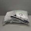 NICETOWN 100% Blackout Window Curtain Panels, Cold and Full Light Blocking Drapes with Black Liner for Nursery, 84 inches Drop Thermal Insulated Draperies (White, 2 Pieces, 52 Wide Each Panel)