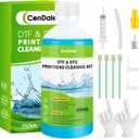 DTF Cleaning Kit - 250ML DTF Printer Cleaning Solution, Universal Print Head Cleaner Kit for Any DTF & DTG Printers, Print Head DTF Cleaning Solution for Epson ET8550 L1800 XP600 Ink Printer (9 Fl Oz (Pack of 1))