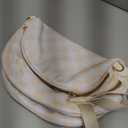 Checkered Crossbody Bags for Women, Large Nylon Bum Bags Plus Size Fanny Pack Sling Bag Belt Bag for Women Travel, Beige Checkered