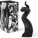 LIDY Black Candle Octopus Tentacle - Unique Candles for Goth Decor - Creepy Black Room Decor - Witchy Aesthetic & Gothic Decorations (8in, 6hr Burn, Gift Box) (8.26x3.15x2.55)