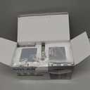 Solar Post Cap Lights 160Lumen, 4x4 Fence Post Caps Solar Lights Fits 4x4 5x5 6x6 Wooden Post Caps, Deck Post Lights Outdoor Waterproof for Yard, Patio, Front Porch, Garden, Pathway Lighting(4 Pack) (White)