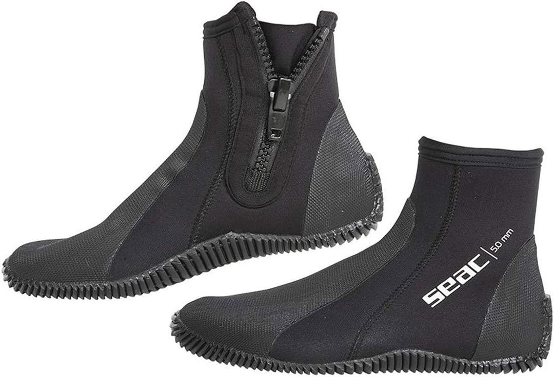 SEAC 5mm Regular Boots - Green Camouflage, 11-12 (Large)
