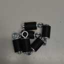 UTV Bed Tie Down Anchors, General Tie Down Anchor Set of 6, Compatible with Polaris Ranger/General 500 700 800 900 1000 (Up to 2021), 2" Long Anchors, Black