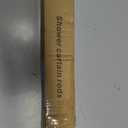 Matte Black Shower Curtain Rod,1 Inch Diameter Stainless Steel Adjustable Spring Tension Rods 32 to 80",with Holders,Anti-Slip,Curtain Rods No Drilling(1 Pack)