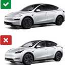 VION Tesla Model Y Roof Sunshade (20262025 New Model Y) Full Blackout (No Light Transmission), Cooler Cabin, Dual-Layer Fabric with Graphene-Enhanced UV Coating, No Sagging Gray