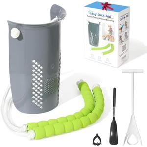Sock Aids for Putting On Socks | No Bending Flexible Wide Feet Sockaid Assistant Device for Seniors/Disabled | Elderly Socks Helper Tool (Basic) 2026