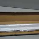 LazBlinds No Drill Cordless Cellular Shades, 26" W × 36" H, Silver White