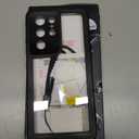 Lanhiem for Samsung Galaxy S21 Ultra Case, IP68 Waterproof Dustproof, Built-in Screen Protector, Rugged Full Body Shockproof Protective Phone Cover for Galaxy S21 Ultra 5G 6.8 Inch, Black