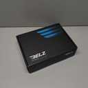 BELZ Single Handle Bathroom Faucet, One Hole Brass Bathroom Vanity Sink Faucets with Deck Plate, Suitable for 1 or 3 Holes, Matte Black