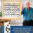 Matching The Domino Alzheimers for Elderly, Dementia Activities for Seniors, Activity Kits for Dementia Patients, Easy Memory for Seniors Men & Women Cognitive Craft Gifts