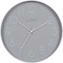 La Crosse Technology 12-Inch Everly Silent Analog Gray Quartz Wall Clock - 404-3831-INT
