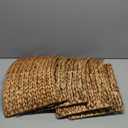 CENBOSS Rattan Christmas Tree Collar, Wicker Tree Skirt & Stand Base Cover (Brown Wash, 30 inch)