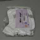 Boys Socks Girls Cushioned Athletic Socks Cotton Mesh Quarter Sock Youth Sport Ankle Sock 4/8 Pairs (White)