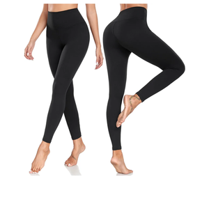FULLSOFT Soft Leggings for Women - High Waisted Tummy Control No See Through Workout Yoga Pants , Size, small -medium, 3 packs