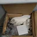 LazBlinds No Drill Roman Shades for Windows, Cordless Light Filtering Window Shades with UV Protection, Polyester Fabric for Bedroom & Living Room, 27" W x 64" H, Off White