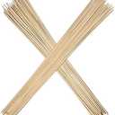 Eco Craft Stix Smores Sticks 36". Pack of 100 Count Marshmallow Roasting Sticks. Disposable Marshmellow Sticks Camping Heavy Duty Smores Skewers for Outdoor Fire Pits. (ECS36InchSmoresstix-100CT)