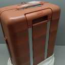 Carry-On Luggage, Spacious Lightweight PC Hardshell Spinner Suitcase with TSA Lock, 22" WarmTerracotta