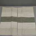 ZeeMart 2 Packs Cotton Boho Throw Pillow Covers 20x20 Inch Contrast Green, Soft Farmhouse Decorative Couch Pillow Cases Sage Green Cushion Covers for Sofa Bed Living Room Home Decor