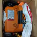 Power Electric Portable Hoist Winch 1500LBS, 3 in 1 Electric Cable Hoist 110V 25 FT with Lifting Strap, Electric Hoist Lift Ceiling Winch for Lifting Towing (Orange)