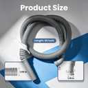 Elyfree AEM73732901 Washer Drain Hose for LG Kenmore - Premium Washing Machine Drain Hose Replacement, Replaces Parts Number AEM74053001, MEJ62685201, 2702257, PS8749199,Fits for OEM AEM73732901