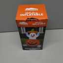 Joiedomi 5 ft Tall Halloween Inflatable Outdoor Decoration, Halloween Blow Ups Cute Ghost Halloween Decorations with Pumpkin Candy Bag with LEDs for Yard Decor