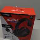 HyperX Cloud Alpha Wireless - Gaming Headset for PC, 300-hour battery life, DTS Headphone:X Spatial Audio, Memory foam, Dual Chamber Drivers, Noise-canceling mic, Durable aluminum frame,Red