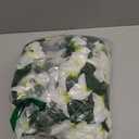 HyeFlora Bougainvillea Artificial Hanging Flowers Plants for Outdoors Decoration, 2pcs Fake Flowers Silk Bougainvillea Vines Realistic UV Resistant Faux Flowers for Outdoor Planters Patio Urn, White