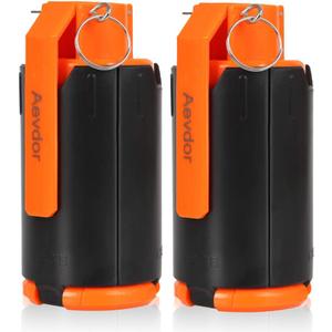 Aevdor CS-Grenade Set, 2Pcs Plastic Toy-Grenade for CS Battle Game