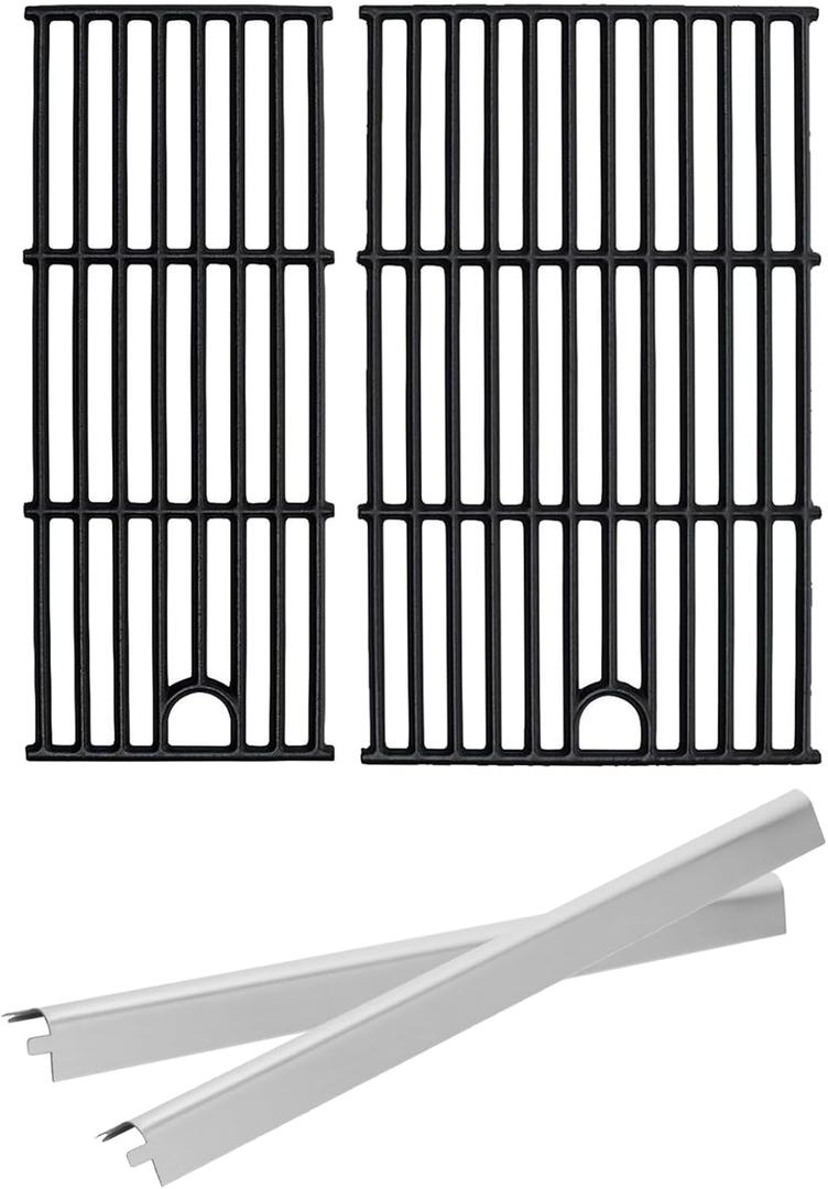 17 Inch Grill Grate & Heat Plate for Charbroil Performance 2 Burner 463660421 463655621 463630422 463630021 G426-0005-W1 G325-0002-W1, Cooking Grate for Charbroil Grill Replacement Parts 2 Burner