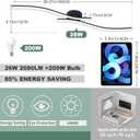 28W Linear Ceiling Light Black Modern LED Ceiling Light Fixture 6000K Aluminum 39.37Inch Long Ceiling Lamp for Hallway, Kitchen, Bedroom, Dining Room