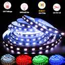 24V 5 in 1 LED Strip Lights RGB + CCT, RGB + White + Warm White (2800K to 6500K) RGBCW 5M Mixed Colour Adjustable Light Strips IP20 300 LEDs for Bedroom, Kitchen, Advertising Decoration
