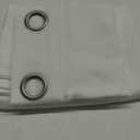 Pure White Curtains for Bedroom 52 X 84 Inch Long 2 Panels Set Curtains/Drapes, Grommet Window Curtains for Living Room