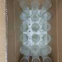 18 Pcs Hurricane Candle Holder Sleeve, H:16" D:2" Bottomless Glass Cylinder Candleholder Tall Clear Glass Cylinder Open Both Ends, Chimney Tube Cover, Open Ended Candle Shade