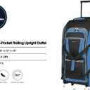 Travelers Club Xpedition 30 Inch Multi-Pocket Upright Rolling Duffel Bag