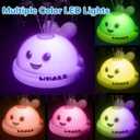 Bath Toys for Kids Age 1-3, Light Up Baby Bath Toys for 1 2 3 Year Old Girl, Pool Water Toys for Toddlers Whale Bathtub Toys for 1 2 3 Year Old Boys & Girls Birthday Gifts (Pink)