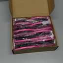 Hotop 24 Pcs Pink Party Favors Unicorn Detangling Hair Brush Set Include Girl Hair Brushes Scrunchies and Organza Bags Accessories for Women Princess Birthday Makeup Party Decoration Supplies