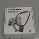 2026 Extended Long Magnetic Neck Mount for Phones, 27.6" Hands-Free POV/Vlog Phone Holder for iPhone 1712 & Android, Content Creator Essentials for Go Pro DJI, Comfortable Natural Shooting Angle (Dark Gray)