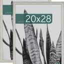 MCS Studio Gallery 20x28 Poster Frame Gray Woodgrain, Vertical & Horizontal Wall Hanging Large Picture Frame for Photos, Posters & Art Prints (2-Pack)